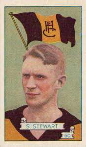 1934 Allens "League Footballers" (Pennants), part set [43/72]. G/VG.