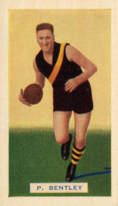 1934 Hoadleys "Victorian Footballers", complete set [50]. Mainly G/VG.