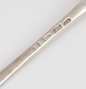 A Georgian sterling silver basting spoon with engraved bird crest, by William Sumner I & Richard Crossley of London, circa 1779, 29.5cm long, 106 grams - 3