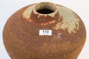 An Australian studio pottery vase, triangular monogram mark to base, ​​​​​​​34cm high - 3