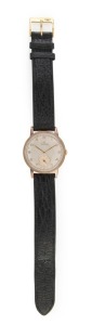 OMEGA gent's vintage wristwatch with silvered dial, Arabic numerals and subsidiary dial, ​​​​​​​3.5cm wide including crown