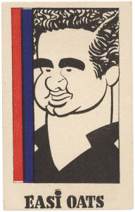1951 Harper's Easi Oats "South Australian Footballers 1951" (Series 1) part set [8/36]. G/VG. Rarity 9.