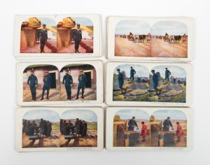 T. W. INGERSOLL: Ninety-two stereo cards, most forming a series of colourised&nbsp;photographs of the 1904 Russo-Japanese War. (92 cards)