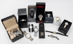 Fifteen assorted&nbsp;dress watches, as is condition.