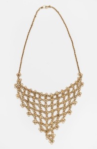 A vintage gold necklace purchased in Guyana, 20th century, ​​​​​​​41cm long, 19.4 grams