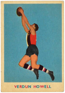 1963 Scanlens "Footballers" No.9 Verdun Howell (St.Kilda). G/VG.