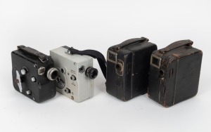 PATH&Eacute;: Group of four different c. 1920s 'Path&eacute; Baby'-type 9.5mm movie cameras. (4 movie cameras)