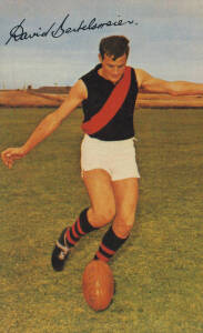 1965 Mobil "Footy Photos - SANFL Footballers", almost complete set [33/40]. Fair/VG.