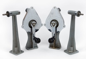 A. EASTMAN & SON: Two 16mm movie reel&nbsp;rewinders, c. 1950s.