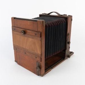 5 x 7" plate tailboard camera body, c. 1900s.