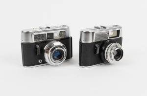 VOIGTL&Auml;NDER: Two c. 1962 35mm cameras - one Vito CLR and one Vito Automatic I, both with Lanthar 50mm f2.8 lenses. (2 cameras)