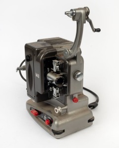 BOLEX-PAILLARD: M8 8mm projector, c. 1950, with Bolex Hi-Fi 20mm f1.3 lens.