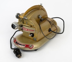 PATH&Eacute;: Path&eacute;scope Gem 9.5mm projector, c. 1950s, in early gold colourway.