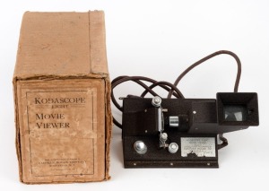 KODAK: Kodascope Eight Movie Viewer, c. 1950s, in maker's box.