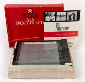 PATERSON: 6 x 6 Contact&nbsp;Proof Printer, c. 1980s, in maker's box.