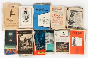 More than one hundred and thirty early (1920s onwards) camera advertisements and instruction booklets. (130+ items)