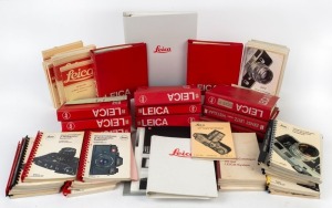 LEITZ: More than fifty Leitz dealer catalogues from all eras, particularly 1930s and 1970s.&nbsp;(50+ items)