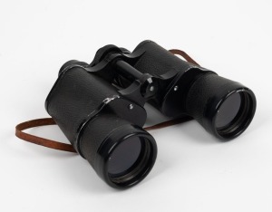 Japanese made Zeiss Wetzler 7 x 50 binoculars, c.1960s, with leather neck strap.