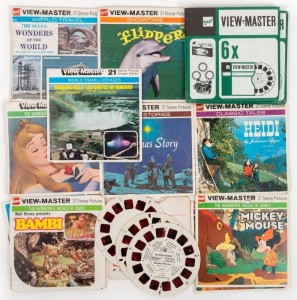 VARIOUS PUBLISHERS: Group of forty-seven c. 1960s View-Master reels, in original paper sleeves. (47 items)