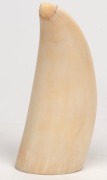 GARY TONKIN scrimshaw whale's tooth with tallship portrait titled "THE ILLAWARRA, 1881", signed lower left&nbsp;"G. Tonkin", 11.5cm high - 2