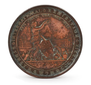 SYDNEY INTERNATIONAL EXHIBITION, 1879: Bronze medal, ​​​​​​​75mm