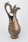 WILLIAM EDWARDS of Melbourne, fine quality antique Australian silver wine ewer with coursing themed mounts and applied grapes and leaves, engraved "PRESENTED TO MR. & MRS. L. STEINMAN From M. PATMAY",&nbsp;19th century, stamped "W. EDWARDS, MELBOURNE MANUFACTU - 4