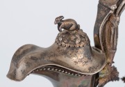 WILLIAM EDWARDS of Melbourne, fine quality antique Australian silver wine ewer with coursing themed mounts and applied grapes and leaves, engraved "PRESENTED TO MR. & MRS. L. STEINMAN From M. PATMAY",&nbsp;19th century, stamped "W. EDWARDS, MELBOURNE MANUFACTU - 6