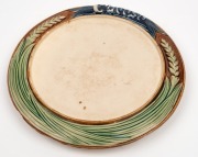 BENDIGO pottery cheese dish and cover with mottled glaze, 19th century, 19cm high, 29cm diameter - 4