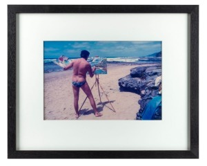 RENNIE ELLIS (1940-2003), Barry Humphries, 1981, C-type photographic print, certificate of authenticity verso, 27 x 40cm, 52 x 64cm overall