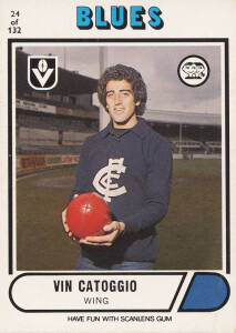 1976 Scanlens "VFL Footballers", complete set [132]. Fair/VG.