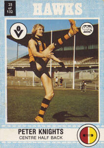 1977 Scanlens "VFL Footballers" complete set [132] + [11/12 Checklists]. One Fair, others G/VG.