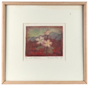 MARGARET LEES (1936 - ), Wild Geranium, colour lithograph, 4/10, signed and titled in the lower margin, 18 x 21cm, 39 x 40cm overall