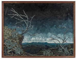 RONALD PUMPA, Mt. Hotham, oil on board, signed lower left "R.R.P.", 40 x 52cm, 42 x 55cm overall