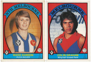 1978 Scanlens "Footballers", complete set [156] . Poor/VG.