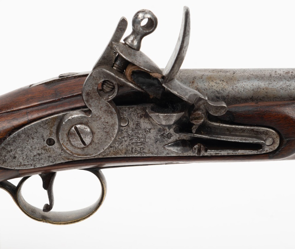 A rare 1716 British Naval sea service flintlock pistol, 18th century ...