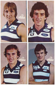 1980 Pyramid "Geelong Footballers", almost complete set [29/30]. Mainly G/VG.