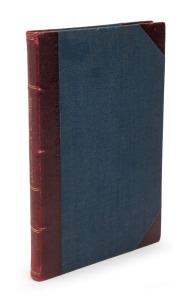 William LANDSBOROUGH, Journal of Landsborough's Expedition from Carpentaria, In Search of Burke & Wills. With a Map Showing his Route. [Melbourne : Wilson & MacKinnon, 1862, 1st ed. first issue, iv + 128pp, lithographic frontispiece, large folding map, ea