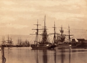 HENRY DAVIS (1831 - 1878), A highly important presentation album, full leather binding with gilt title "VIEWS IN SOUTH AUSTRALIA" containing a mostly annotated collection of 118 images, mostly albumen paper prints and many of which are not present in the 
