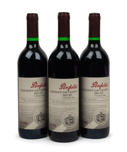 PENFOLDS&nbsp;Bin 707, Cabernet Sauvignon, 1996 vintage, 750ml, (3 bottles).