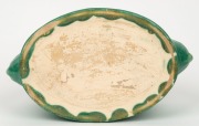 MELROSE WARE green glazed pottery koala bowl, 8cm high, 22cm wide - 5