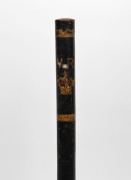 Antique truncheon, turned wood with hand-painted Queen Victoria crown and cypher, mid 19th century, 51cm long - 2