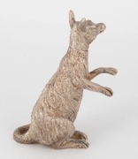 An antique sterling silver kangaroo pepper pot, by Cornelius Saunders & Francis Shepherd of London, circa 1889, ​​​​​​​9.5cm high, 112 grams. - 3
