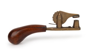 An antique gunpowder eprouvette, used for testing the strength of black powder, early to mid 18th century, 18.5cm long.