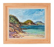 BARRY HUMPHRIES (1934-2023), Bedarra&nbsp;Bay and Island, oil on canvas, signed and dated lower right, 61 x 75cm, 85 x 100cm overall - 2