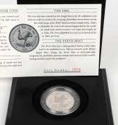 1995 $40 (1oz) Palladium Emu Proof in felt-lined&nbsp;case of issue. With Certificate of Authenticity No.2059 of only 2,500 produced. - 2