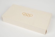 Greece: 1896-1996 Olympic Centennial Coin Programme - Series 5. 1996 cased proof set of 3 comprising of gold 20,000dr&nbsp; First Olympic Games, silver 1,000dr Runners and 1,000dr Wrestlers. With the 3 certificates of authenticity.&nbsp;&nbsp; - 3