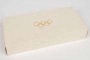 France: 1896-1996 Olympic Centennial Coin Programme - Series 3. 1994 cased proof set of 3 comprising of gold 500Fr The Archer, silver 100Fr The Javelin Thrower and silver 100Fr The Discus Thrower. With the 3 certificates of authenticity. - 3