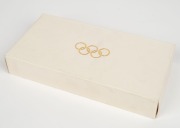 France: 1896-1996 Olympic Centennial Coin Programme - Series 3. 1994 cased proof set of 3 comprising of gold 500Fr The Archer, silver 100Fr The Javelin Thrower and silver 100Fr The Discus Thrower. With the 3 certificates of authenticity. - 3