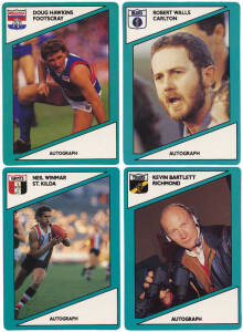 1988 Scanlens (Stimorol) "Footballers", complete set [144]. Mainly G/VG.