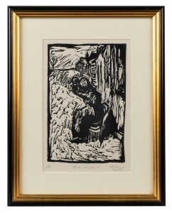 VICTOR GEORGE O'CONNOR (1918-2010), Winter Sunshine, linocut, 25/75, signed "V. G. O'Conner, 1949/80", 26 x 18cm, 43 x 33cm overall